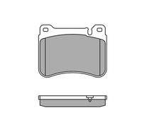 Meyle 0252394516 Kit pastiglie freno, Freno A Disco