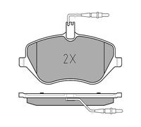 MEYLE 025 241 3317/W Pastiglie freno Anteriore per