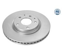 MEYLE 2x Dischi Freno Anteriore Ventilato Rivestito per Mazda CX-30 3 Hatchback