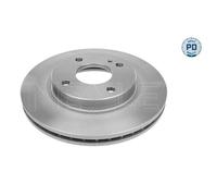 MEYLE 2X Dischi Freno Anteriori Ø258 Mm Ventilati Per Ford Fiesta VI