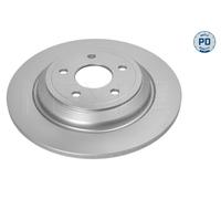 MEYLE 2x Dischi Freno Posteriore Pieno Rivestito per Ford Kuga III Focus IV Dfk