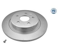MEYLE 2X Dischi Freno Posteriori Completi Per Opel Astra K B16