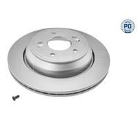 MEYLE 2x Disco Ø314mm Posteriore Ventilato per Hyundai Genesis Coupe 3.8 GDI