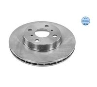 MEYLE 2x Disco Freni Anteriore Ø255 MM Ventilato per Toyota Corolla Compact_E11