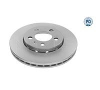 MEYLE 2x Disco Freni Anteriore Ø256 MM Ventilato per VW Golf IV 1J1 1.4 16V 1.6