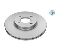 MEYLE 2x Disco Freni Anteriore Ø278 MM per Ford Fiesta VI B-Max JK 1.0 Ecoboost