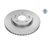 MEYLE 2x Disco Freni Anteriore Ø280 MM Ventilato per Hyundai i30 GD 1.4 1.6 Crdi