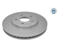 MEYLE 2x Disco Freni Anteriore Ventilato Adatto A per Opel Astra - B16 1.0 Turbo