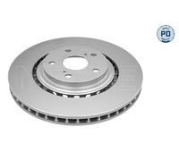 MEYLE 2x Disco Freni Anteriore Ventilato per Toyota Rav 4 IV WWA4_AVA4_ZSA4_