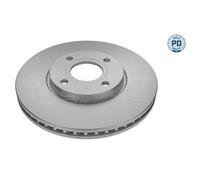 MEYLE 2X Disco Freno Anteriore Ø278 Mm Ventilato Per Ford Ecosport