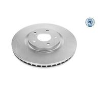 MEYLE 2X Disco Freno Anteriore Ø320 Mm Per Nissan Qashqai +2 I J10 JJ10 2.0 Dci