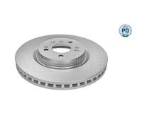 MEYLE 2X Disco Freno Anteriore Ø330 Mm Per Mercedes-Benz M-Class W164 ML 320 CDI