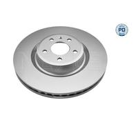 MEYLE 2X Disco Freno Anteriore Ø345 Mm Ventilato Per Audi A6 Allroad 4GH 4GJ 3.0