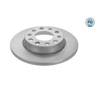 MEYLE 2x Disco Freno Posteriore Ø255 MM Pieno per Audi A4 8EC B7 2.0 1.6 8E2 B6
