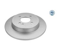 MEYLE 2x Disco Freno Posteriore Ø262 MM Pieno per Hyundai i20 GB 1.2 1.4 Ib 1.0