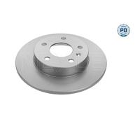 MEYLE 2x Disco Freno Posteriore Ø264 MM Pieno per Opel Meriva Astra H L48 1.4