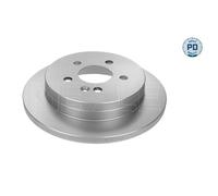 MEYLE 2x Disco Freno Posteriore Ø285 MM Pieno per Mercedes-Benz Classe M W163 ML