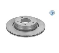 MEYLE 2x Disco Freno Posteriore Ø294 MM Ventilato per BMW 3er Tour E46 320d 318i
