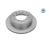 MEYLE 2X Disco Freno Posteriore Ø312 Mm Per Toyota Land Cruiser LJ12_ KZJ12_