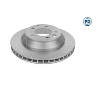 MEYLE 2x Disco Freno Posteriore Ø330 MM Ventilato per VW Touareg 7P5 3.0 V6 Tdi
