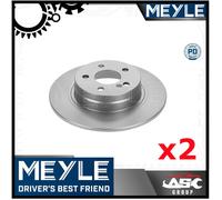 Meyle Disco Freno Set (2) - Posteriore - Per Mercedes Classe C (204), E (207) 07