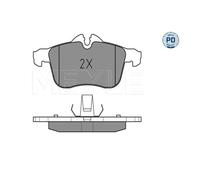 MEYLE 025 283 3219/PD Kit pastiglie freni