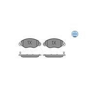 MEYLE Kit pastiglie freni Anteriore con segnalatore acustico usura 025 234 3418/W