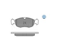 MEYLE Kit pastiglie freni Anteriore non predisposto per visualizzazione avviso usura 025 218 2717