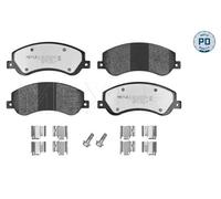MEYLE Kit pastiglie freni Anteriore senza contatto segnalazione usura 025 244 8418/PD