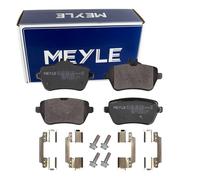 MEYLE Kit pastiglie freni Posteriore predisposto per visualizzazione avviso usura con accessori 025 250 7119
