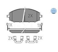MEYLE 025 236 1118/W Kit pastiglie freni
