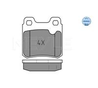 MEYLE Pastiglie Bremsbelegsatz Posteriore per Opel Astra F Caravan Saab 900