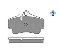 MEYLE Pastiglie Bremsbelegsatz Posteriore per Porsche Boxster 911 Cabriolet
