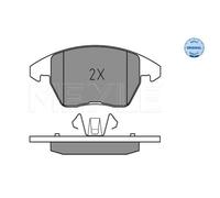MEYLE Pastiglie Freni Anteriori per Peugeot 208 308 Sw I Audi A1 Sportback