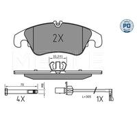 MEYLE Pastiglie Freno Bremsbelegsatz Frontale Adatto A per Audi A6 Avant Q5