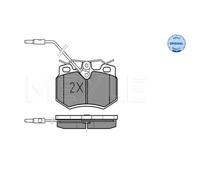 MEYLE Pastiglie Freno Bremsbelegsatz Frontale per Peugeot 205 II Citroën C15