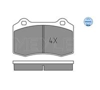MEYLE Pastiglie Freno Bremsbelegsatz Frontale per Peugeot 208 Jaguar XJ TIPO-S