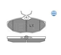 MEYLE Pastiglie Freno Bremsbelegsatz Posteriore per JAGUAR S-TYPE XJ
