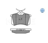 MEYLE Pastiglie Freno Bremsbelegsatz Posteriore per VW Golf IV Seat