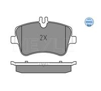 MEYLE Pastiglie freno Set di documenti anteriore per Mercedes-Benz classe C