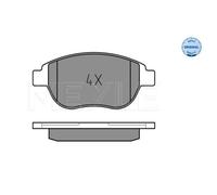 MEYLE Pastiglie Frontale per Peugeot 207 Cc Citroën Xsara Picasso C4 Coupe