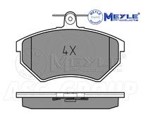 Meyle Set Pastiglia Freno, Asse Anteriore Con Anti-squeak Piastra 025 201 6816