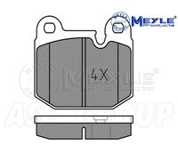 Meyle Set Pastiglia Freno, Asse Anteriore Con Anti-squeak Piastra 025 205 8816