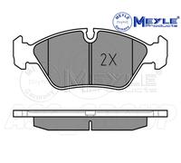 Meyle Set Pastiglia Freno, Asse Anteriore Con Anti-squeak Piastra 025 206 2919