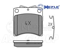 Meyle Set Pastiglia Freno, Asse Anteriore Con Anti-squeak Piastra 025 206 5217