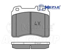 Meyle Set Pastiglia Freno, Asse Anteriore Con Anti-squeak Piastra 025 211 5316