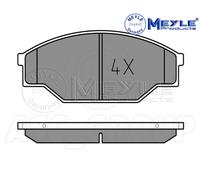 Meyle Set Pastiglia Freno, Asse Anteriore Con Anti-squeak Piastra 025 211 5815
