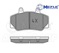 Meyle Set Pastiglia Freno, Asse Anteriore Con Anti-squeak Piastra 025 212 3316