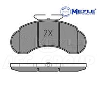 Meyle Set Pastiglia Freno, Asse Anteriore Con Anti-squeak Piastra 025 215 7314