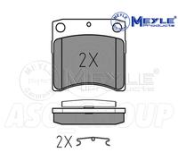 Meyle Set Pastiglia Freno, Asse Anteriore Con Anti-squeak Piastra 025 216 3517